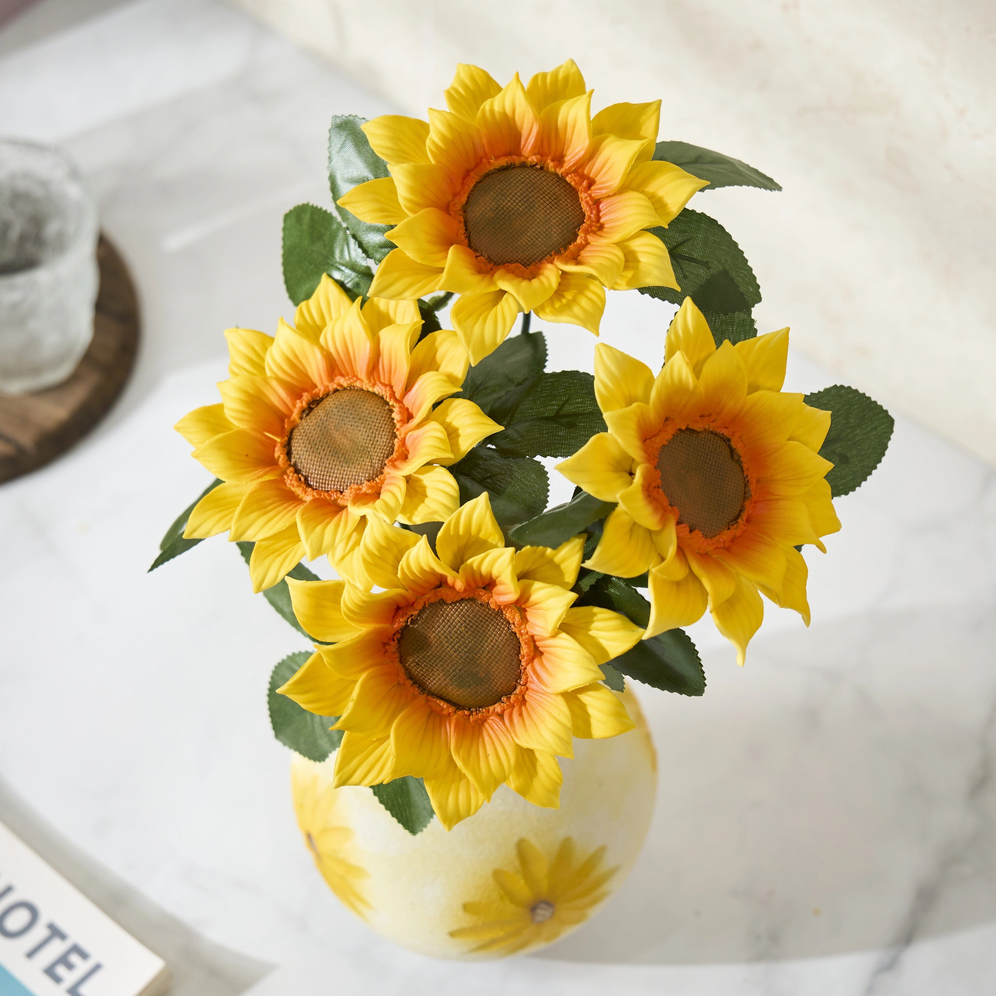 Sunshine Bliss Porcelain Floral Display