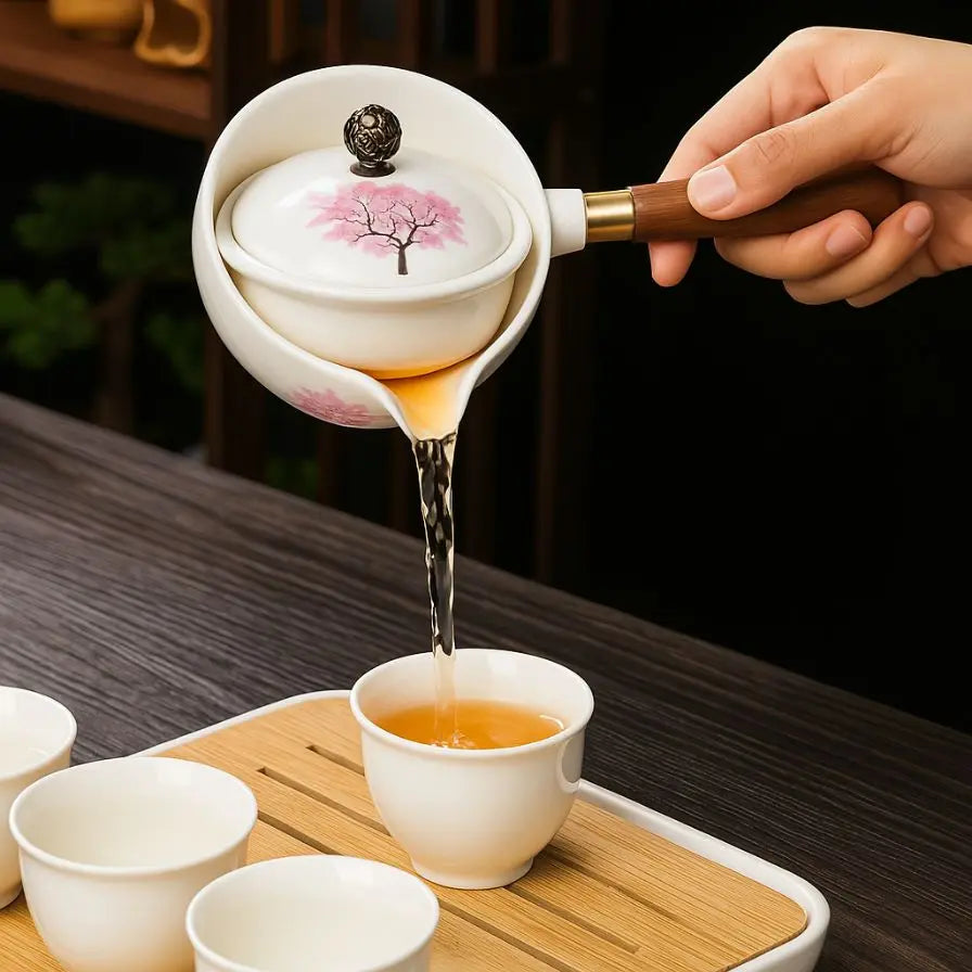 Zen Blossom - Elegant Rotating Tea Infuser