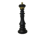 Elegant Chess Piece Statues - King, Queen & Knight Home Accent