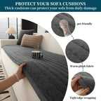 Plush Couch Cover for Protection and Comfort