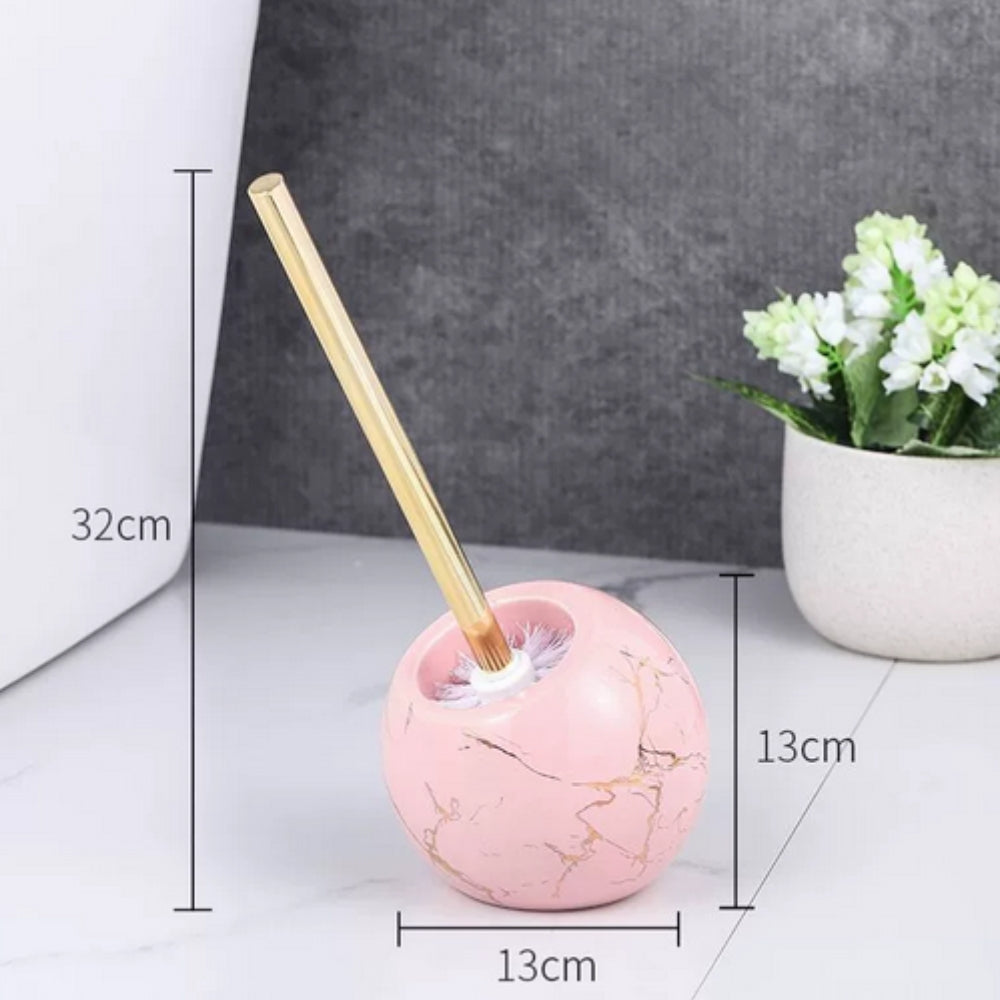 Sophisticated Ceramic Toilet Brush with Stylish Holder