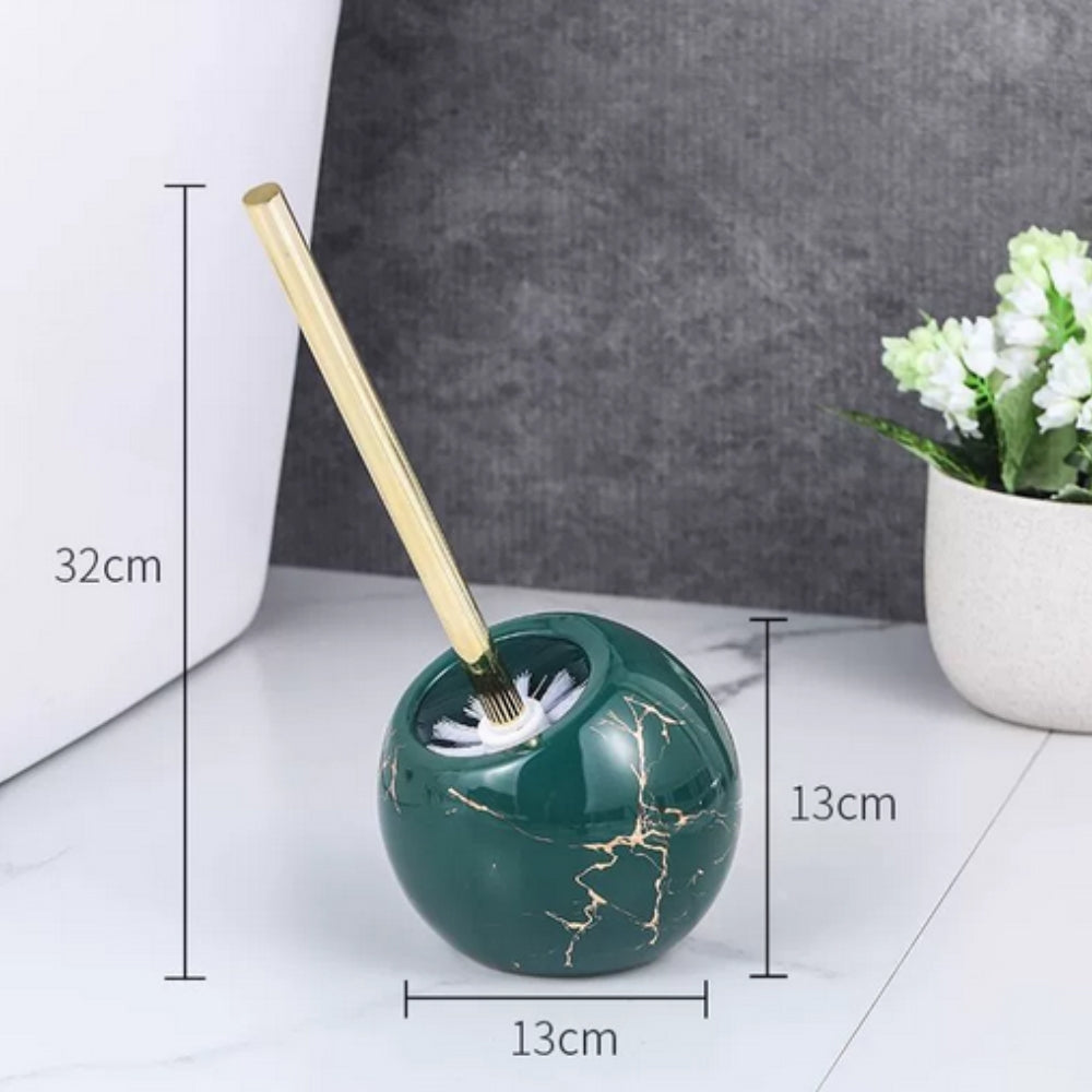 Sophisticated Ceramic Toilet Brush with Stylish Holder