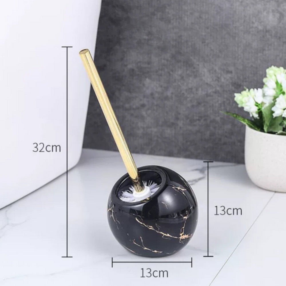 Sophisticated Ceramic Toilet Brush with Stylish Holder
