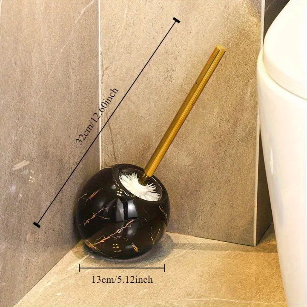 Sophisticated Ceramic Toilet Brush with Stylish Holder