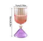 Elegant Gold-Rimmed Cocktail Glass Set