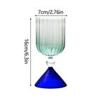 Elegant Gold-Rimmed Cocktail Glass Set