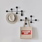 Sleek Wall-Mounted Metal Coat Hooks
