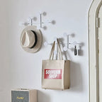Sleek Wall-Mounted Metal Coat Hooks