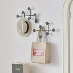 Sleek Wall-Mounted Metal Coat Hooks