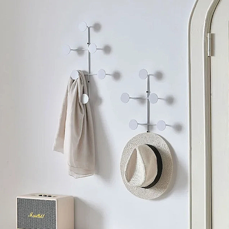 Sleek Wall-Mounted Metal Coat Hooks