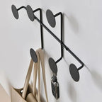 Sleek Wall-Mounted Metal Coat Hooks