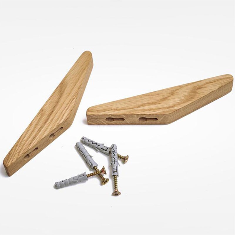 Stylish Wall-Mounted Wooden Hooks for Versatile Storage