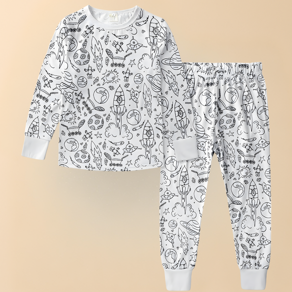 Creative Coloring Set for Kids – Christmas Pajamas