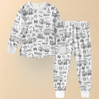 Creative Coloring Set for Kids – Christmas Pajamas