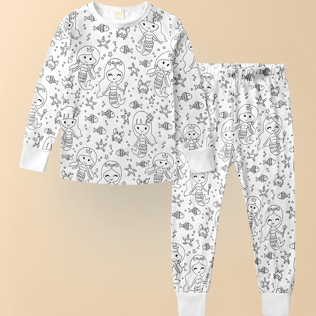 Creative Coloring Set for Kids – Christmas Pajamas