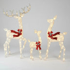 LED Garden Display of Reindeer for Christmas Outdoor Decor