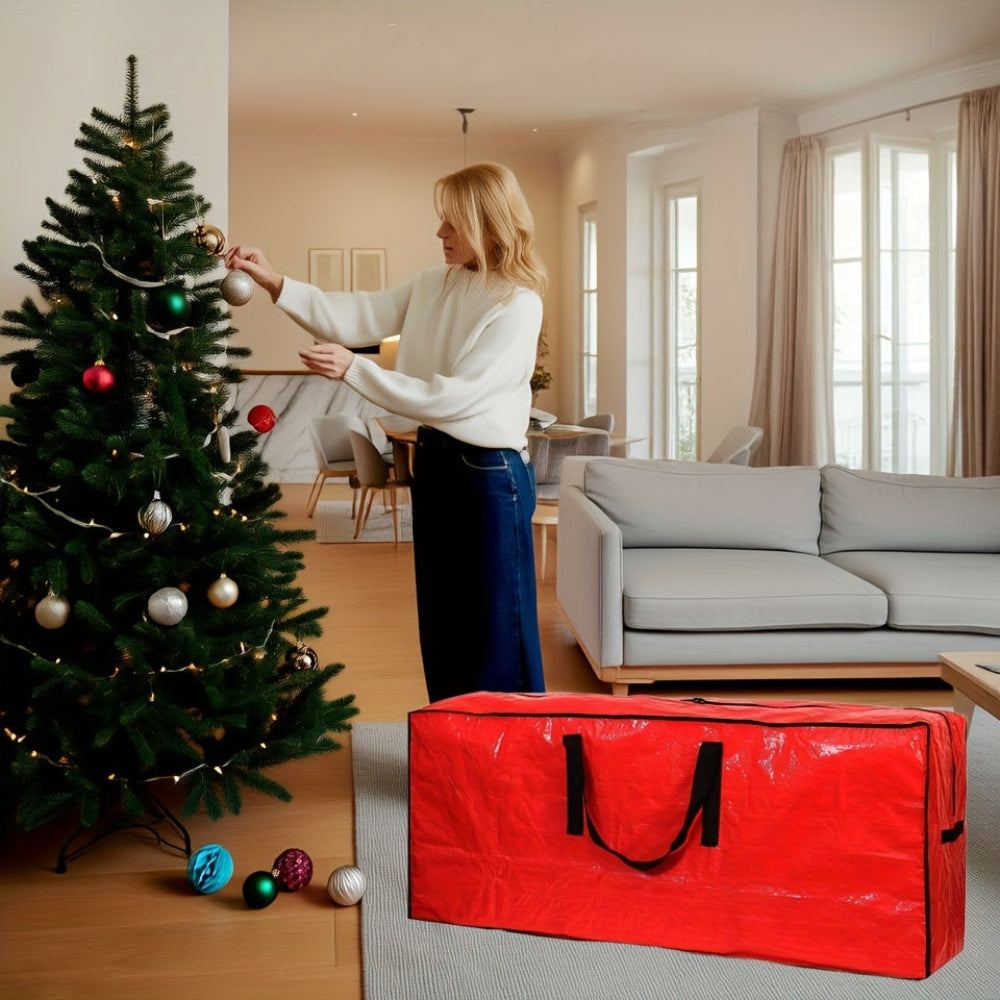 Waterproof Heavy Duty Storage Bag for Christmas Tree - Plastic Organizer