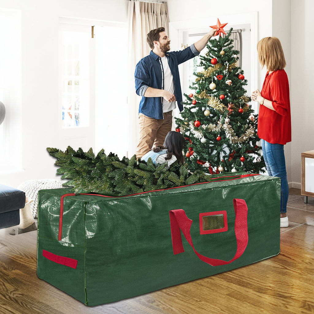 Waterproof Heavy Duty Storage Bag for Christmas Tree - Plastic Organizer