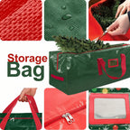 Waterproof Heavy Duty Storage Bag for Christmas Tree - Plastic Organizer