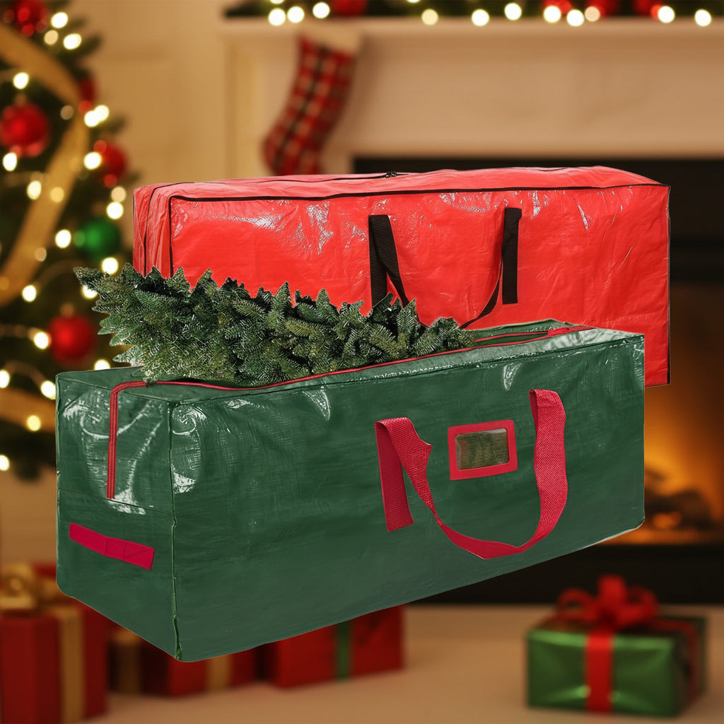 Waterproof Heavy Duty Storage Bag for Christmas Tree - Plastic Organizer