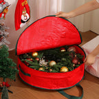 Christmas Decoration Organizer Bag Made of Polyester for Ornaments