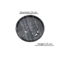 Elegant Black Marble Jewelry Tray - Stylish Storage Solution
