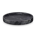 Elegant Black Marble Jewelry Tray - Stylish Storage Solution
