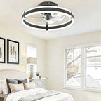 Ceiling Light Fixture with Dual LED Ring Design and Round Shape