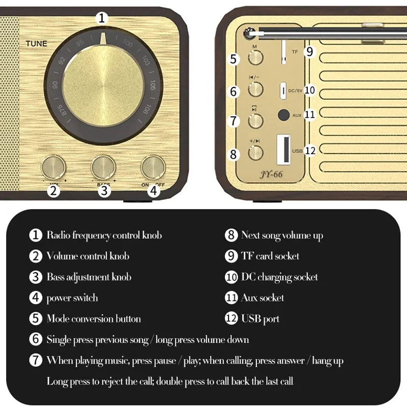 Vintage-Style Bluetooth Audio Hub