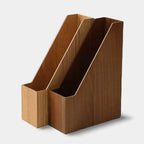 Elegant Wooden Magazine Organizer for Home and Office