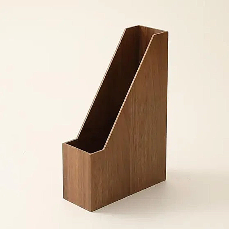 Elegant Wooden Magazine Organizer for Home and Office