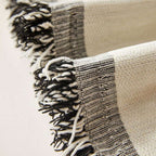 Reversible Geometric Tribal Sofa Cover in Soft Chenille Fabric