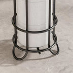 Toilet Paper Holder Stand - Sturdy Iron Construction with Chrome Coating