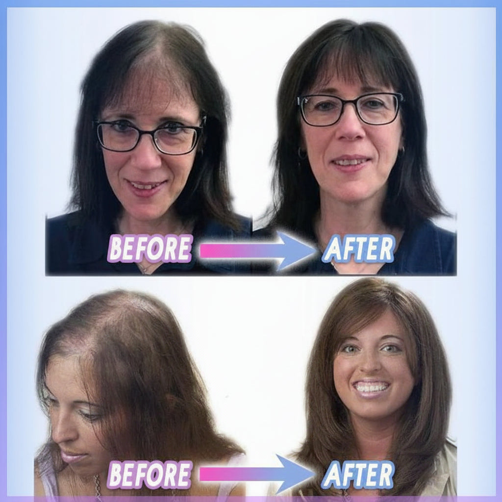 Clip-In Volume Hair Topper for Thinning Hair - Natural Appearance