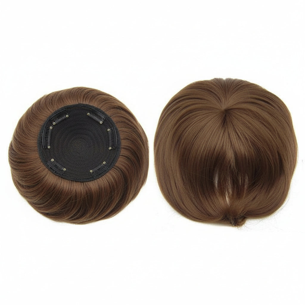 Clip-In Volume Hair Topper for Thinning Hair - Natural Appearance