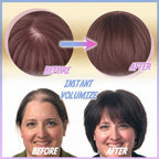 Clip-In Volume Hair Topper for Thinning Hair - Natural Appearance