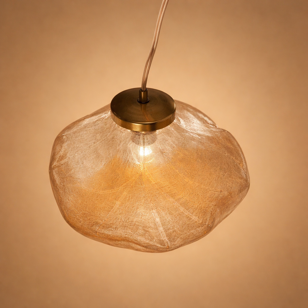 Serene Cloud Inspired Glass Pendant Light