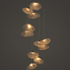 Serene Cloud Inspired Glass Pendant Light