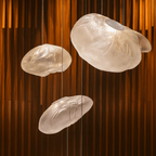 Serene Cloud Inspired Glass Pendant Light