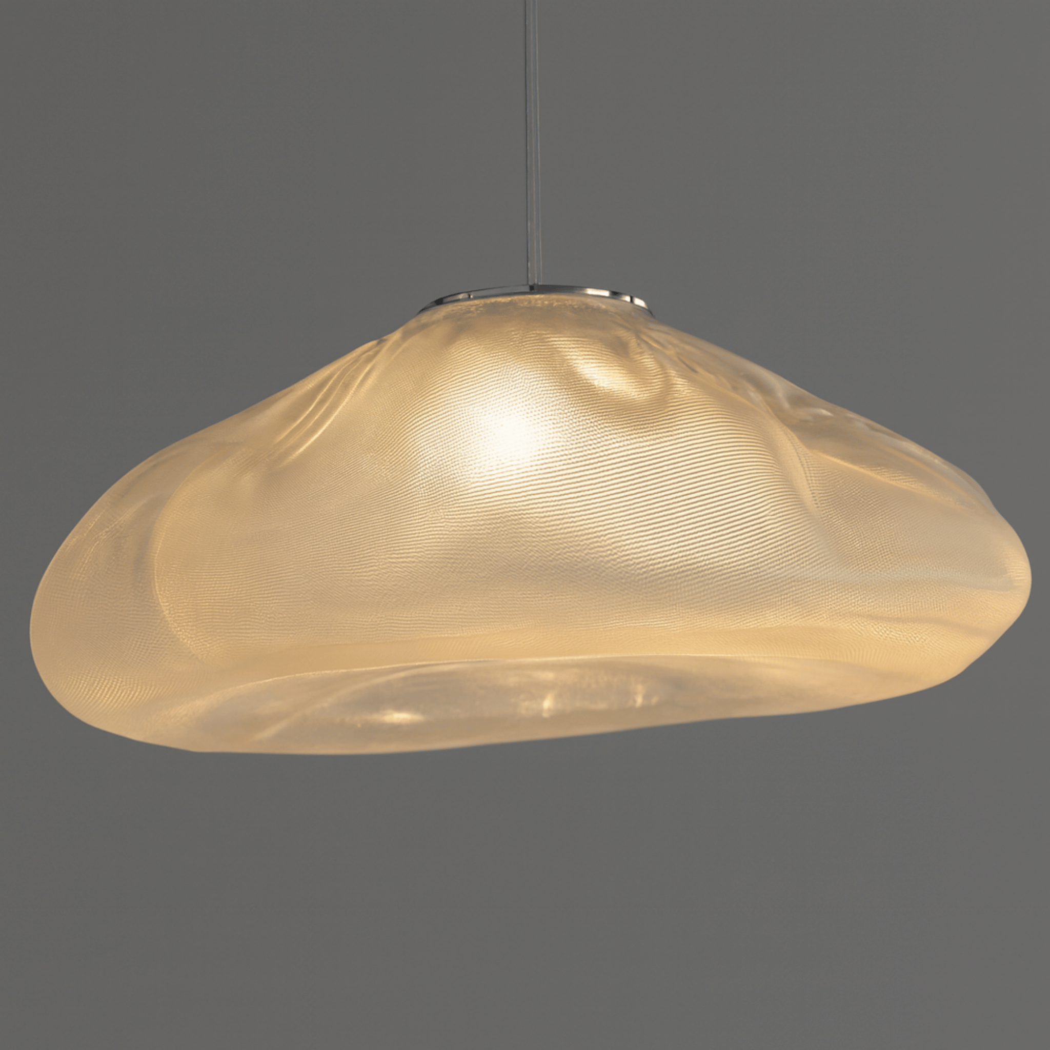 Serene Cloud Inspired Glass Pendant Light