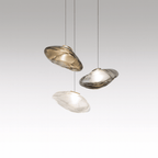 Serene Cloud Inspired Glass Pendant Light