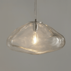 Serene Cloud Inspired Glass Pendant Light