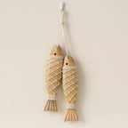Nautical Charm Wooden Fish Wall Art