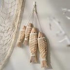 Nautical Charm Wooden Fish Wall Art