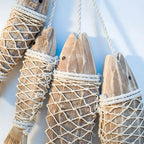 Nautical Charm Wooden Fish Wall Art
