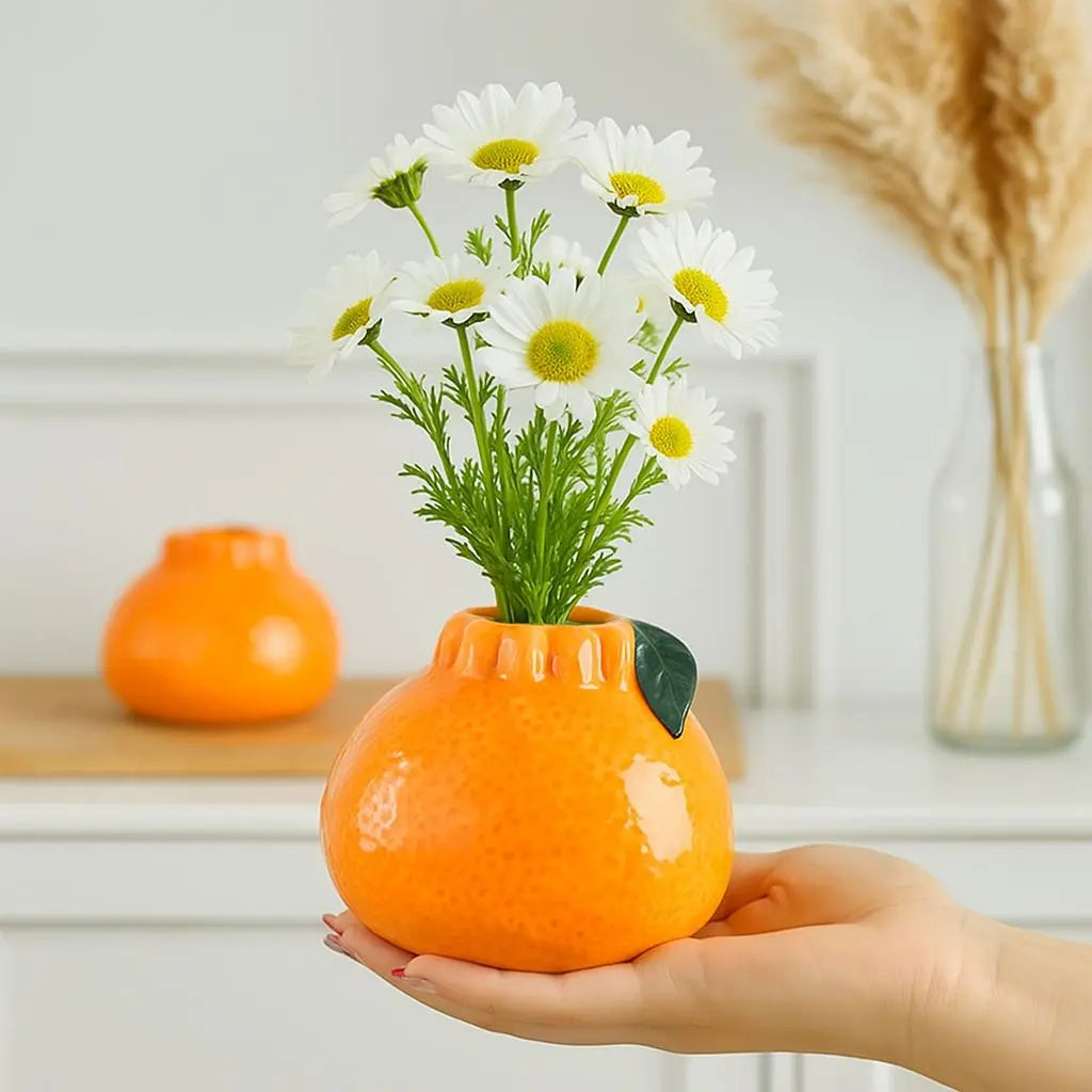 Vibrant Citrus Charm Plant Holder