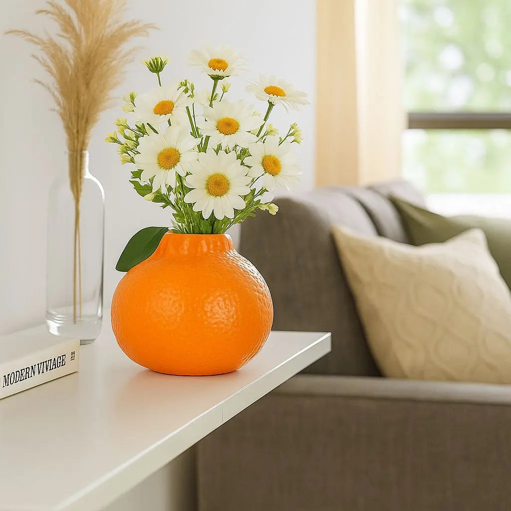 Vibrant Citrus Charm Plant Holder