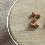 Modern Minimalist Coffee Table with Solid Wood Base and Sintered Stone Top
