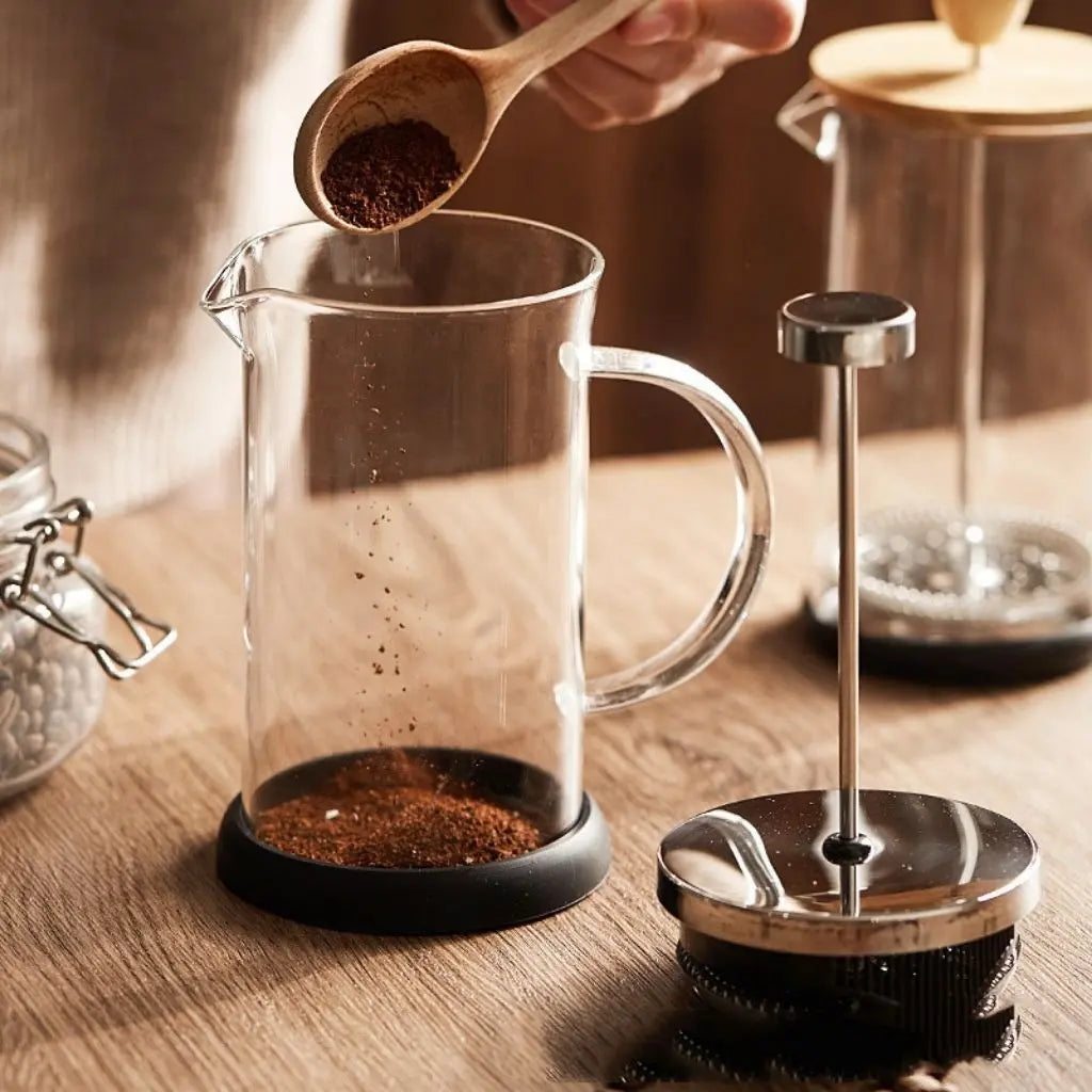 Elegant BrewMaster Glass Press – Perfect for Coffee & Tea