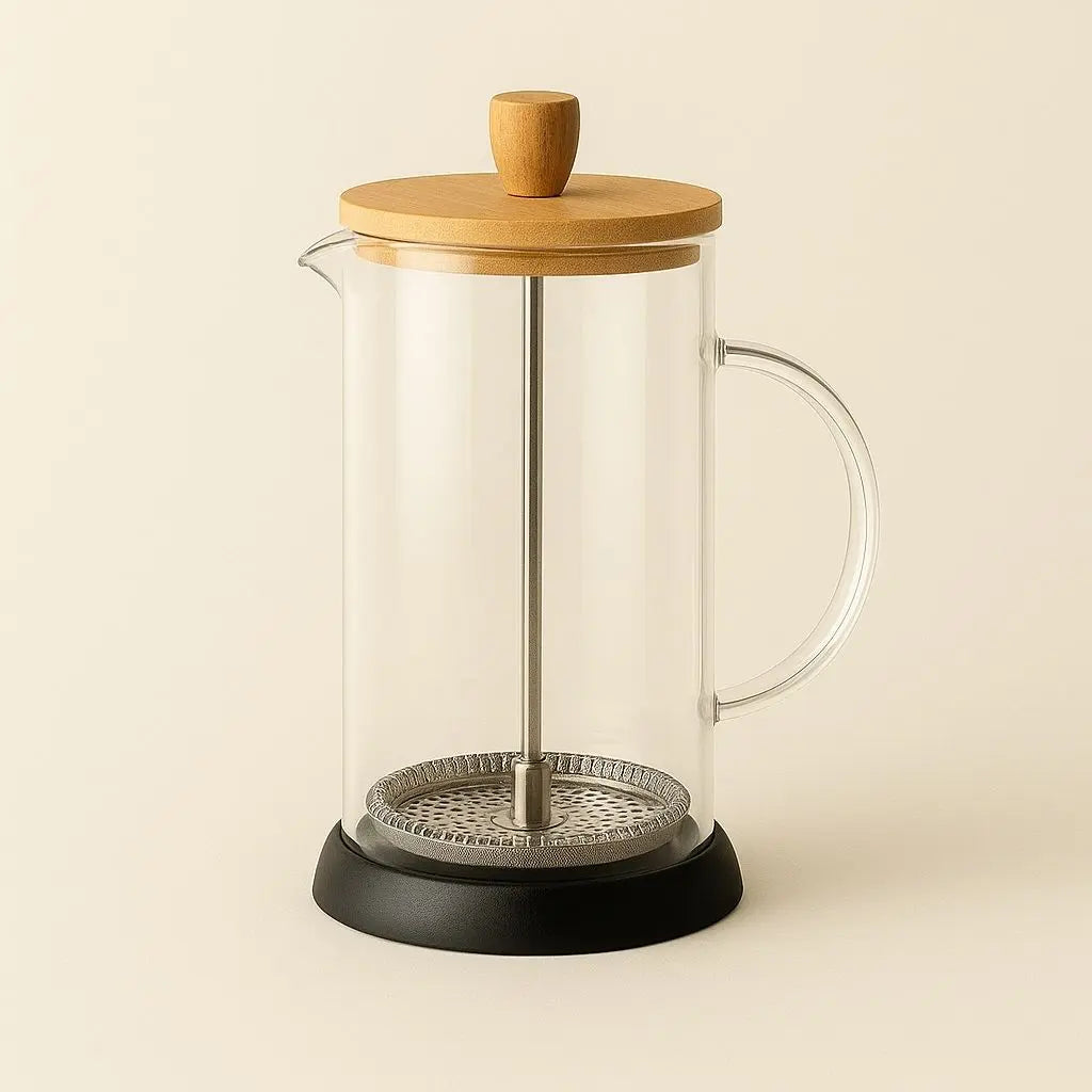 Elegant BrewMaster Glass Press – Perfect for Coffee & Tea